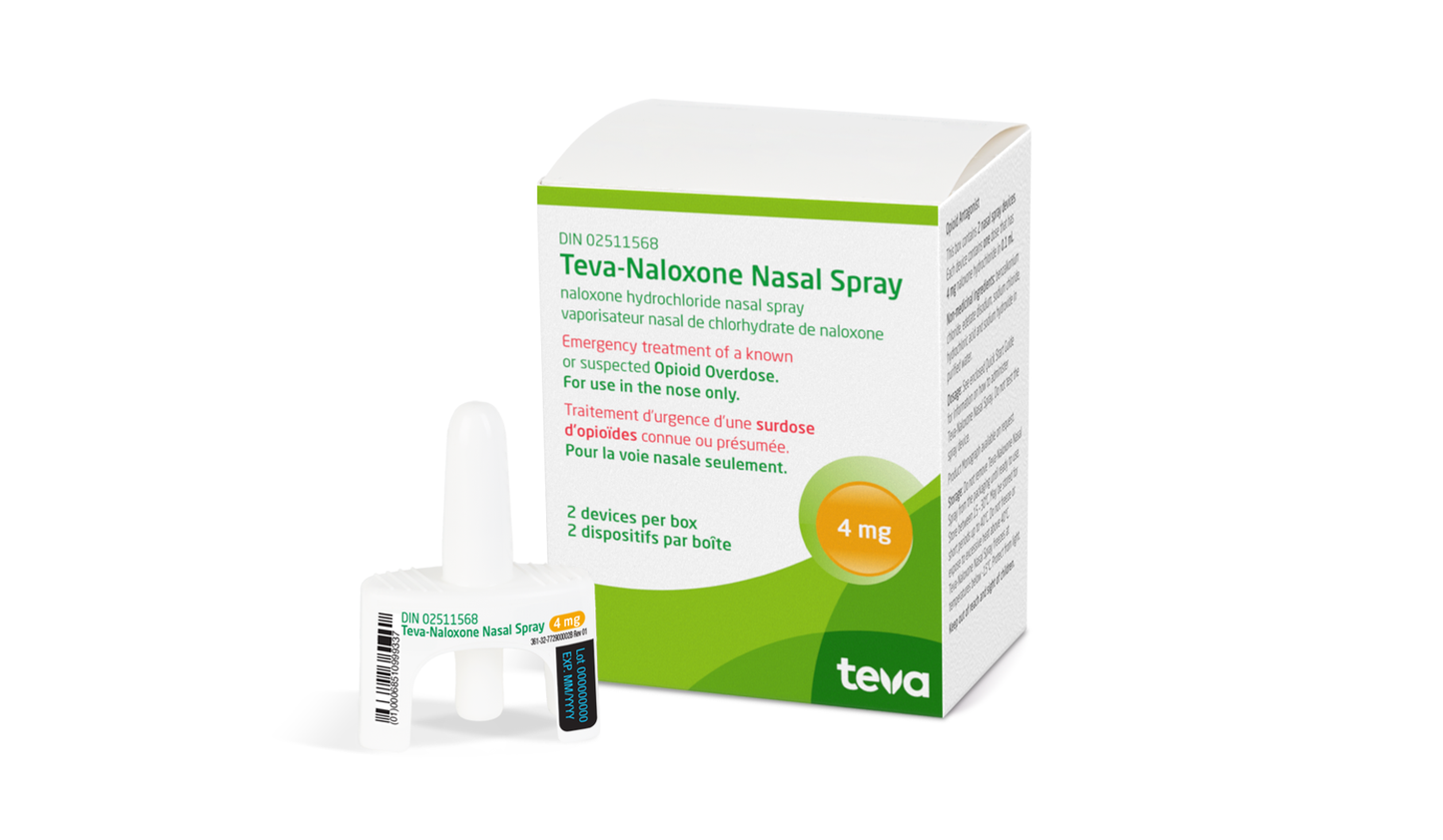 NALOXONE Nasal Spray (ISC Status Card holders only) - 1 box x 2 doses in kit